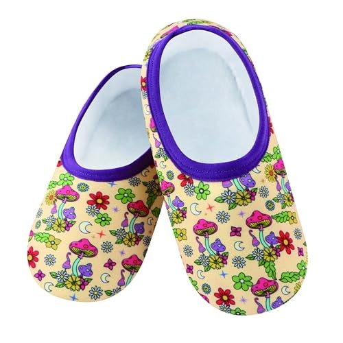Garden Flowers Skinnies slipper socks for Women Non-Slip Lightweight Soft