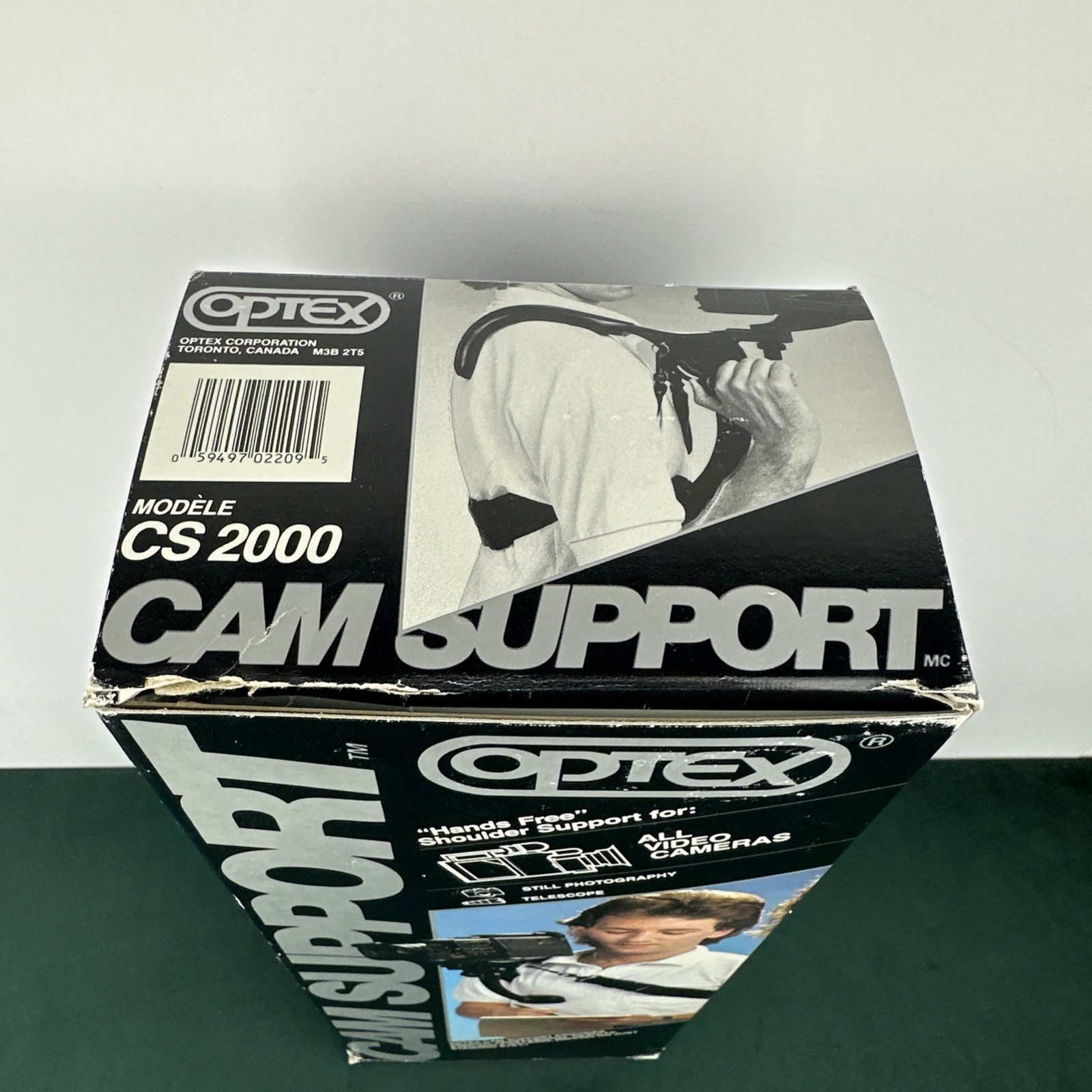 OPTEX CAM SUPPORT -CS 2000 Video or Still Photography Steadiness Support