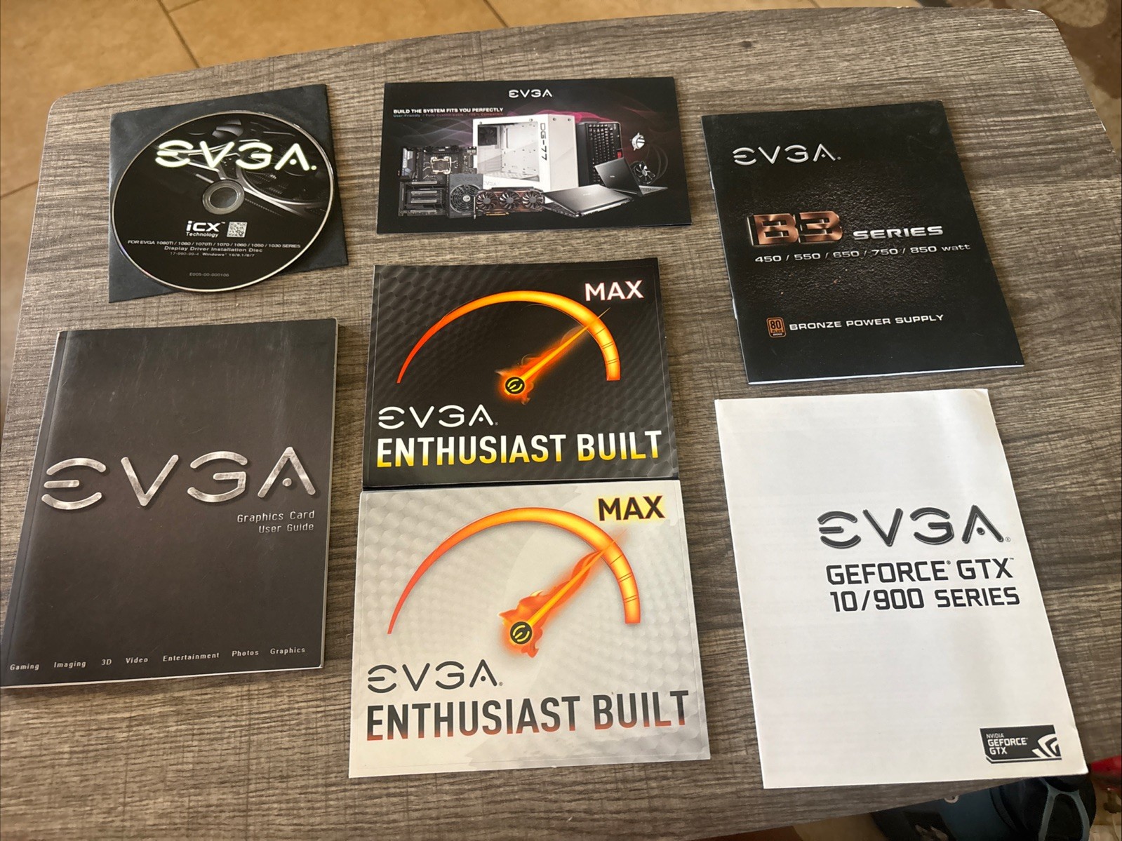 EVGA Display Driver Installation Disc CD, Version 17-990-99-4 Stickers Guide