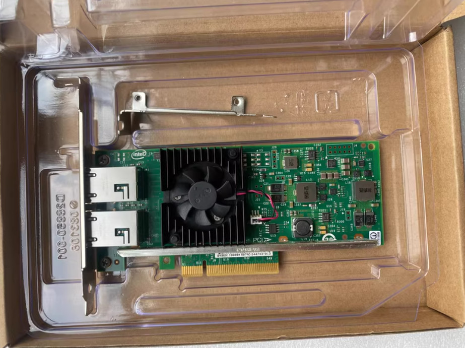 Dell Intel X540-T2 10GbE Dual Port Copper RJ-45 NIC Network Adapter 3DFV8 K7H46
