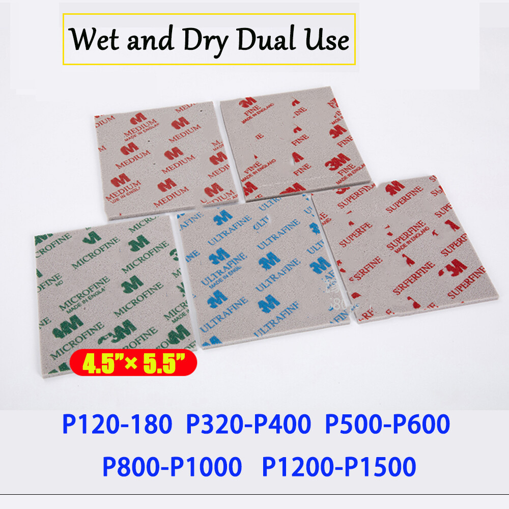 Sponge Sandpaper Wet and Dry Model Plastic Shell Sanding and Polishing Cotton