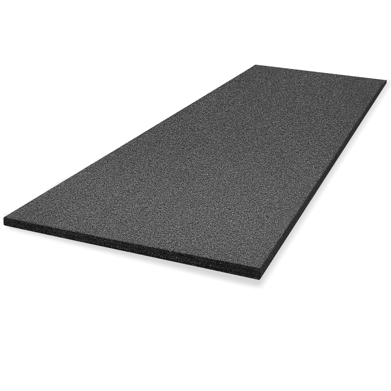 Customizable Polyethylene Foam Sheet 54 x 16 x 0.5 Inch Black Foam Insert Pad...