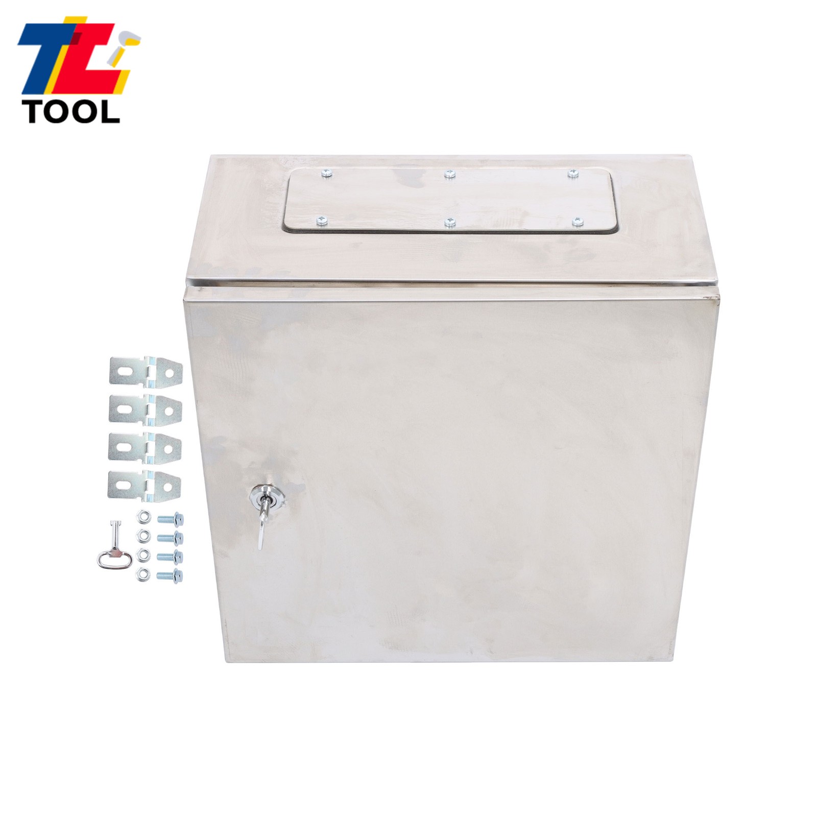 Stainless Steel Enclosure 16x16x8'' NEMA 4X IP65 Waterproof Electrical Box