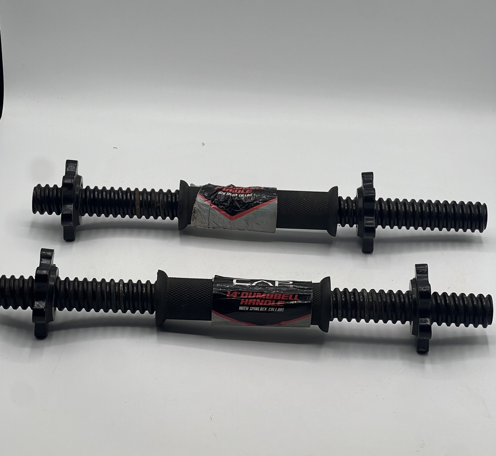 CAP SDA-14TRB-3 14 inch Dumbbell Handle with Spinlock Collars #G07