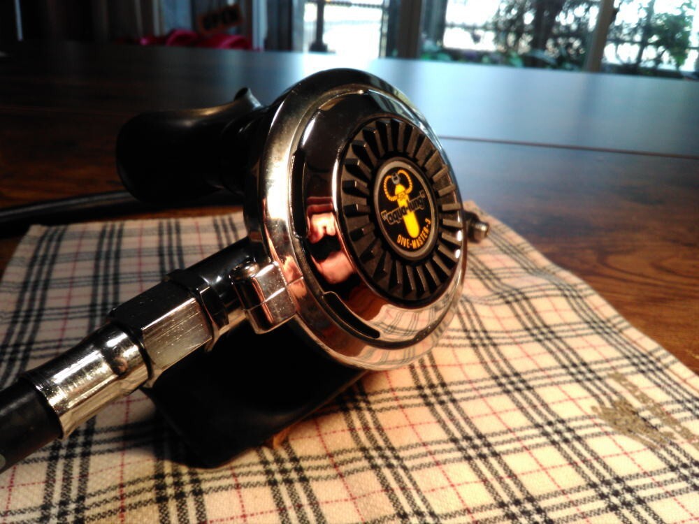 Vintage aqua-lung DIVE-MASTER-3 Repaired item-Good Condition
