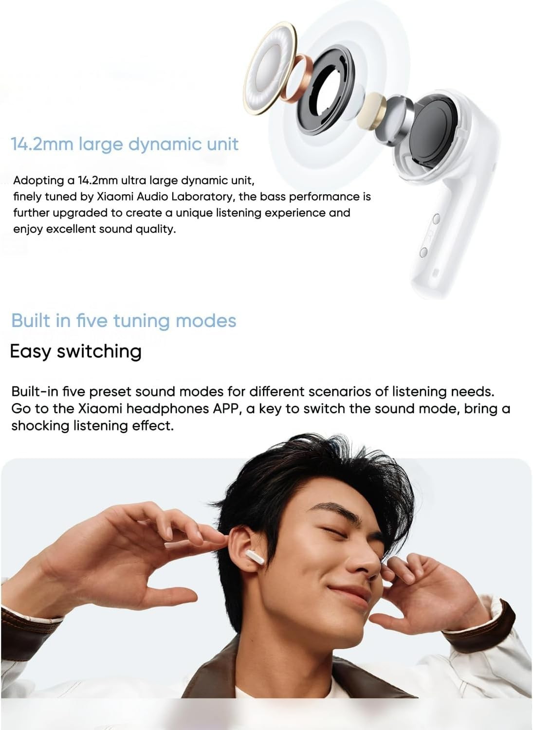 Xiaomi Redmi Buds 6 Active Wireles Earbuds Blue