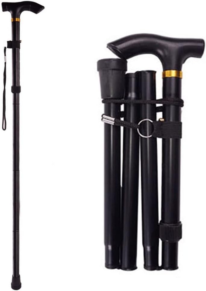 Folding Walking Cane for Seniors Adjustable Lightweight Stick for Balance