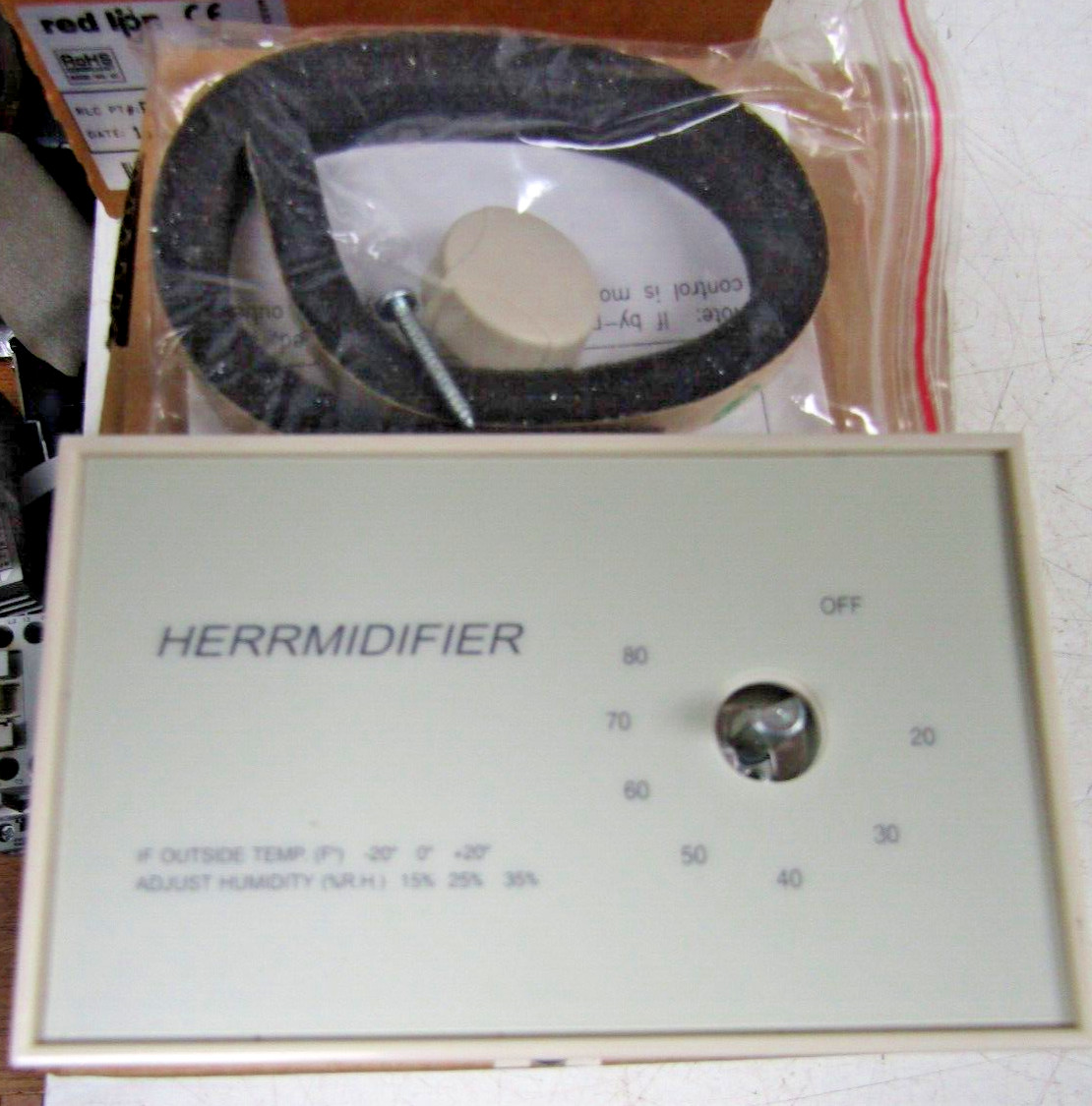 🔥NEW HERRMIDIFIER MODEL 826 HUMIDISTAT HUMIDITY CONTROL