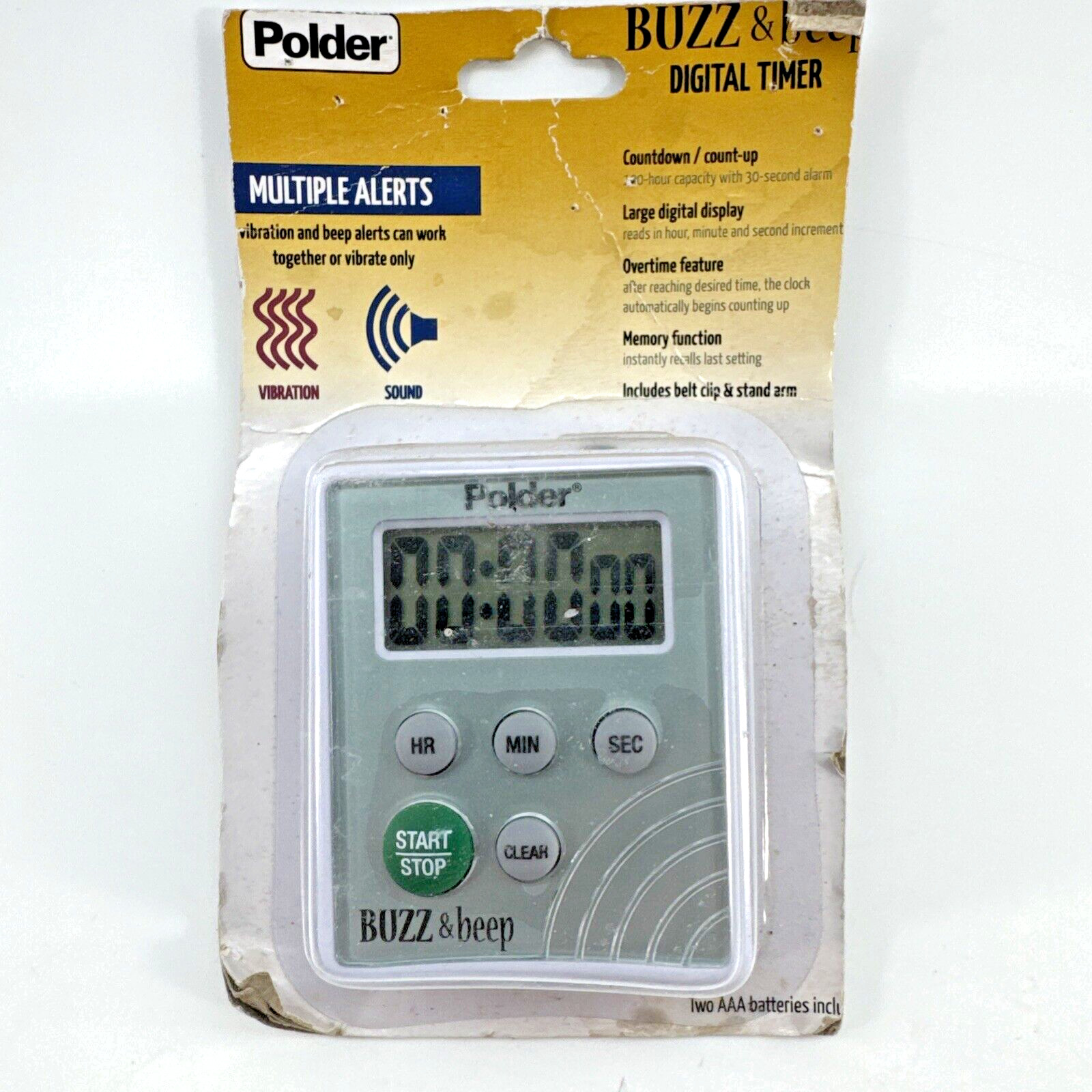 Polder Digital Buzz and Beep Timer - TMR-2125