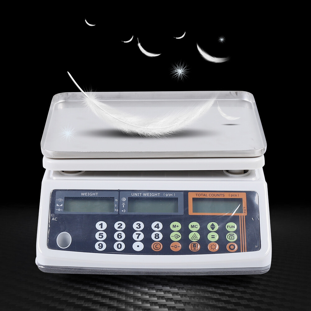 Precise Counting Scale Digital Parts Coin Capacity 66LB Inventory 0.001/0.002 Lb