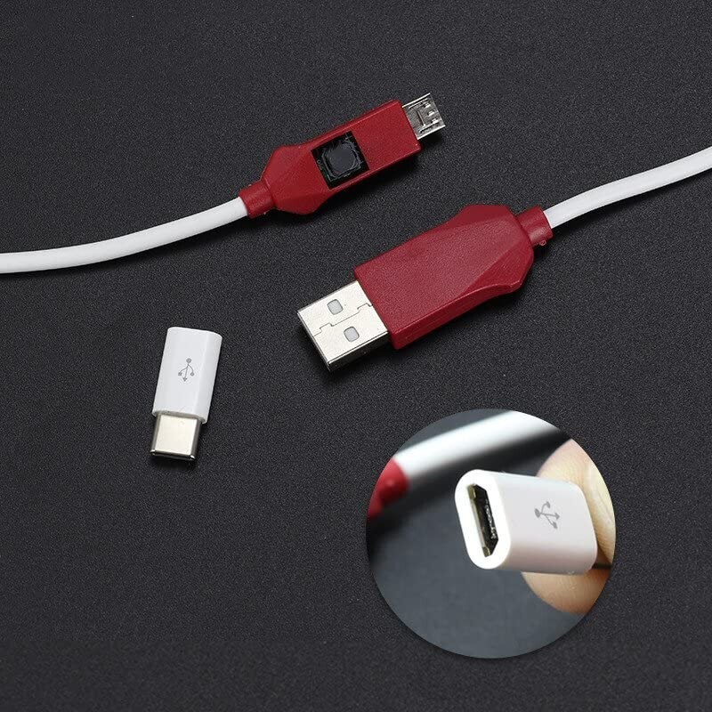 2x Qualcomm EDL Cable 2-in-1 for 9008 Mode, Deep Flash Mode, USB-C & Micro