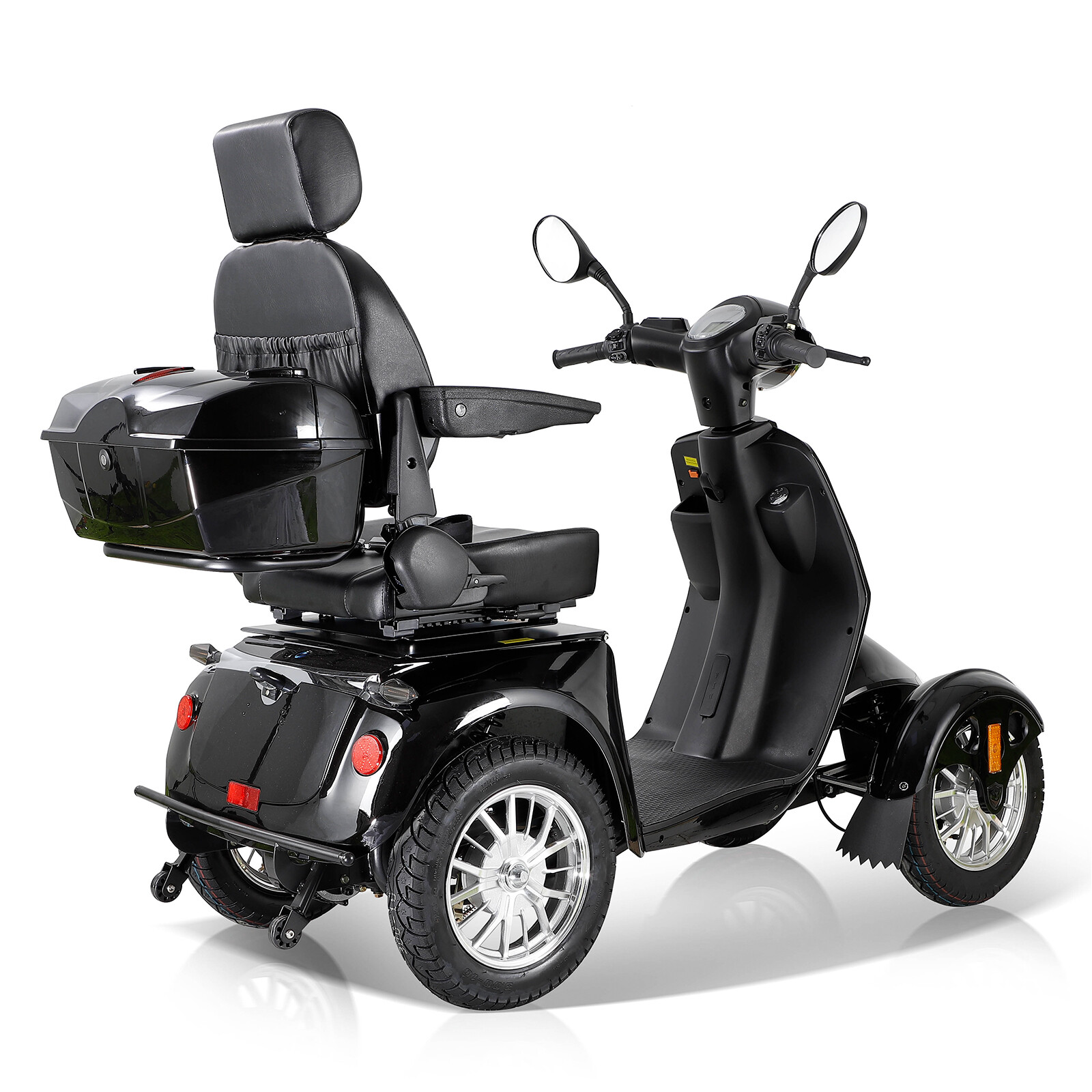 4 Wheels Mobility Scooter 800W Motor 60V 20Ah Battery Adult Senior Black