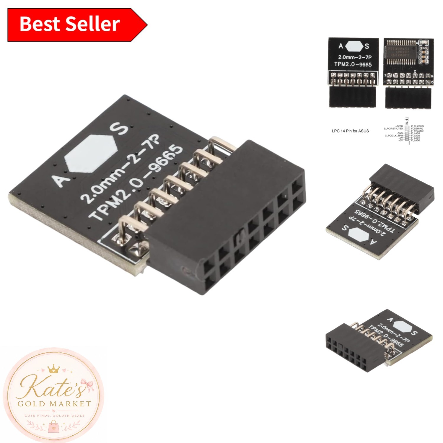 Protect Your PC: TPM 2.0 Module for ASUS Motherboards, Compatible with Win11