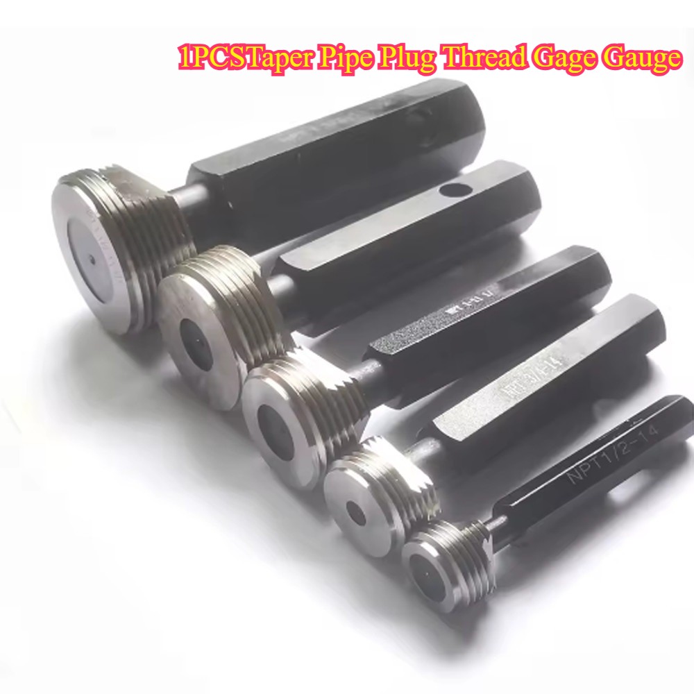 NPT 1/16" 1/8" 1/4" 3/8" 1/2" 3/4" 1" ~ 2" Taper Pipe Plug Thread Gage Gauge