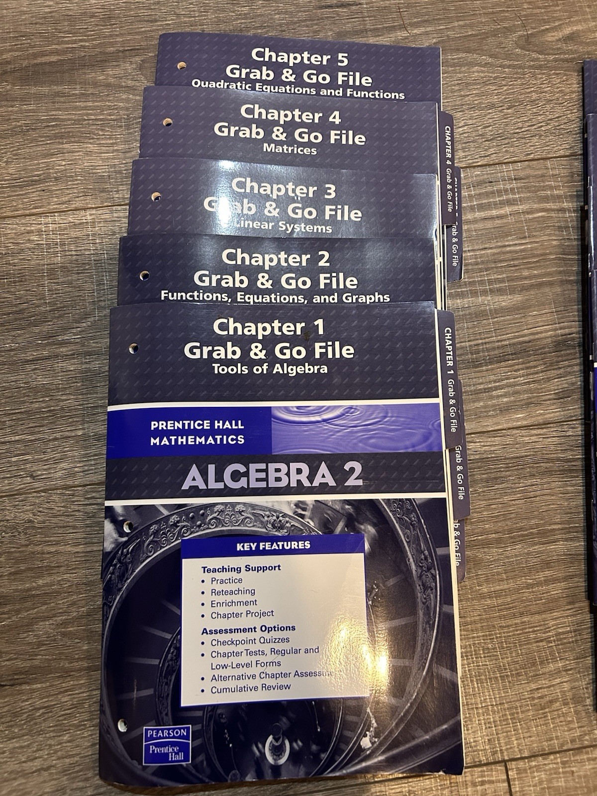 Prentice Hall Mathematics Algebra 2 Grab & Go File Resource Chapters 1-14