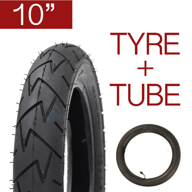 Pram Tyre 10 Inch with Inner Tube - suits Mountain Buggy Swift, Duet, Breeze etc