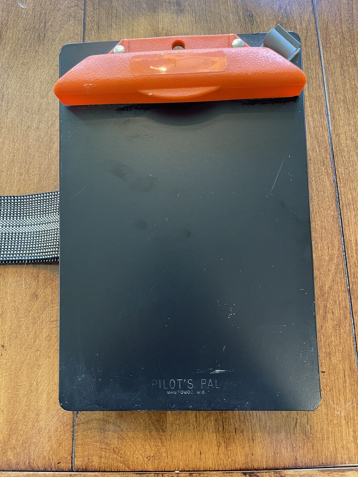 Pilot's Pal Clip Thigh Knee Clipboard Aviation Tools Vintage Manitowoc, WIS