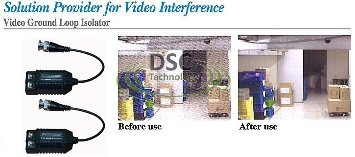 Video Surveillance Twisted Pair Ground Loop Isolator