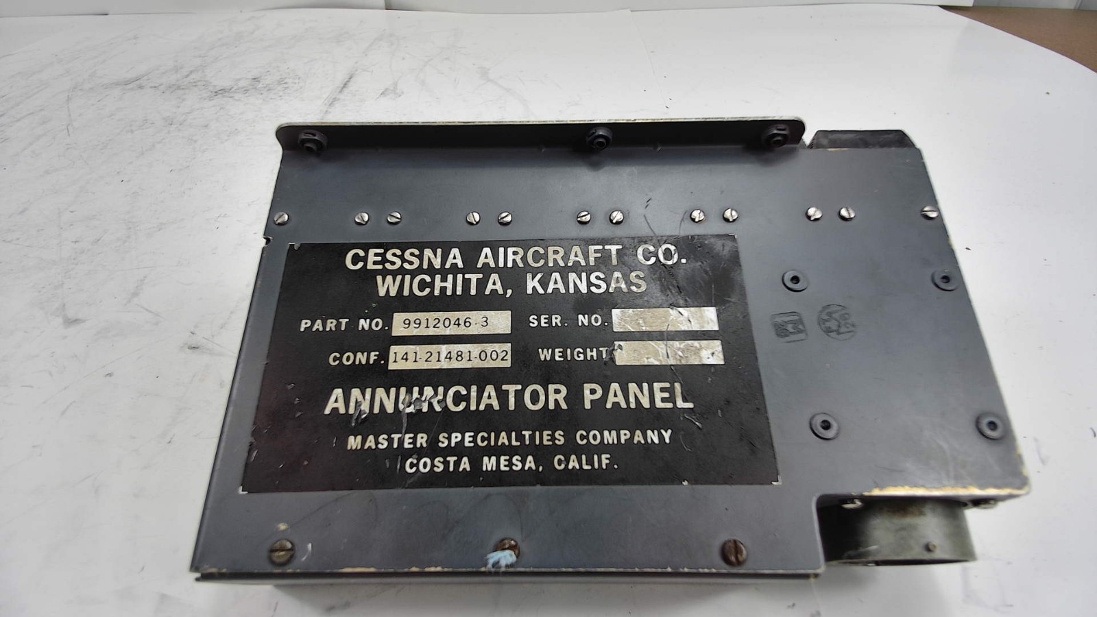 Panel - Annunciator Cessna 9912046-3 (CORE)