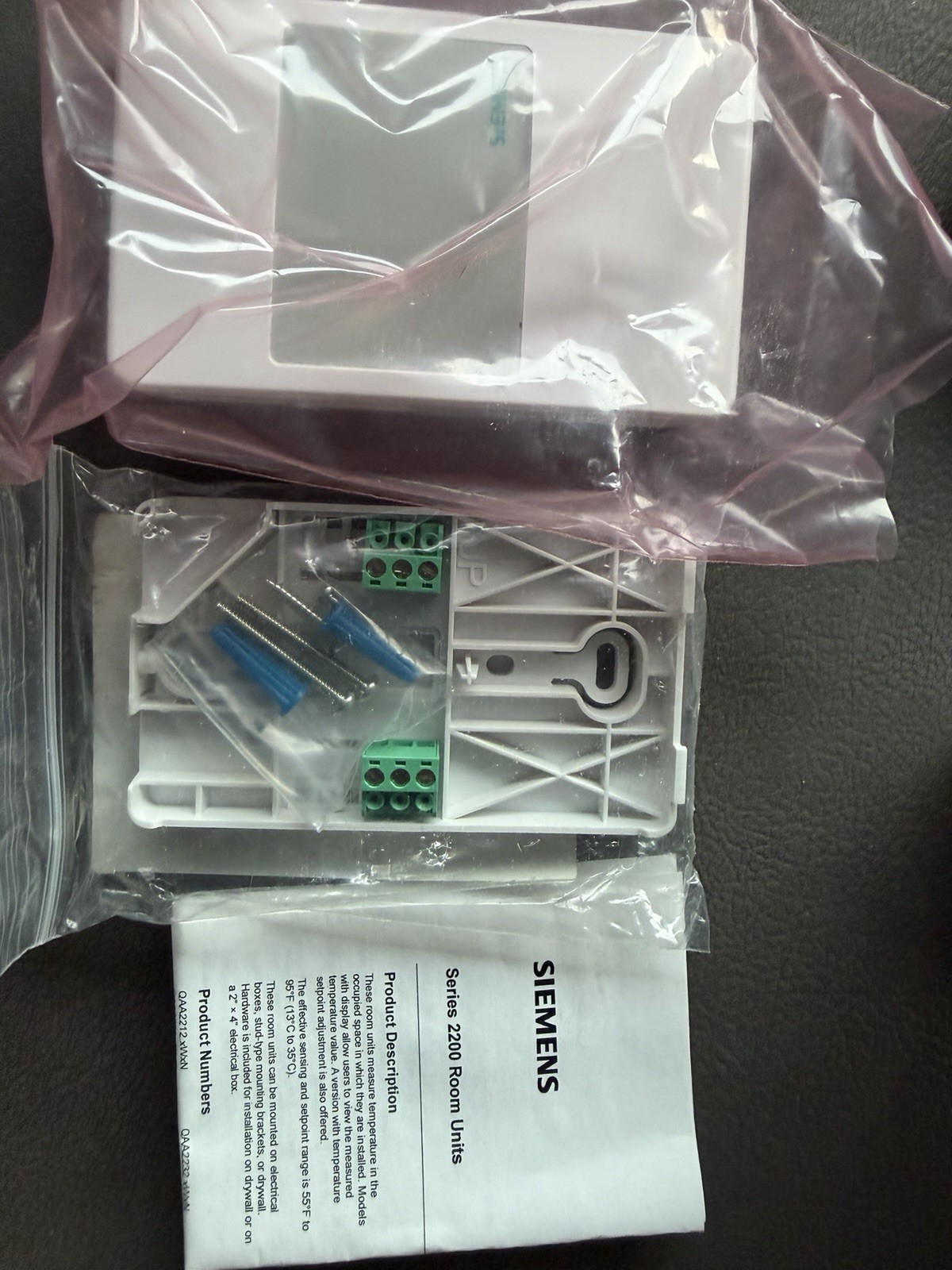 Siemens QAA2230.EWSC Room Temperature Sensor New