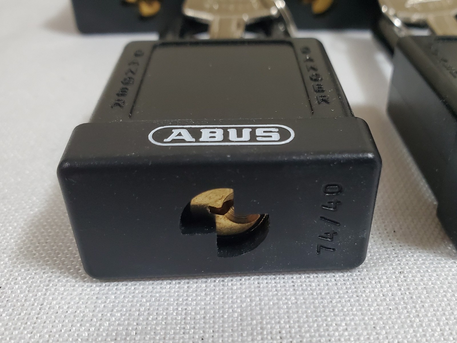 ABUS 74M/40 Lockout Padlock With Keys Keyed Alike (5 PACK)