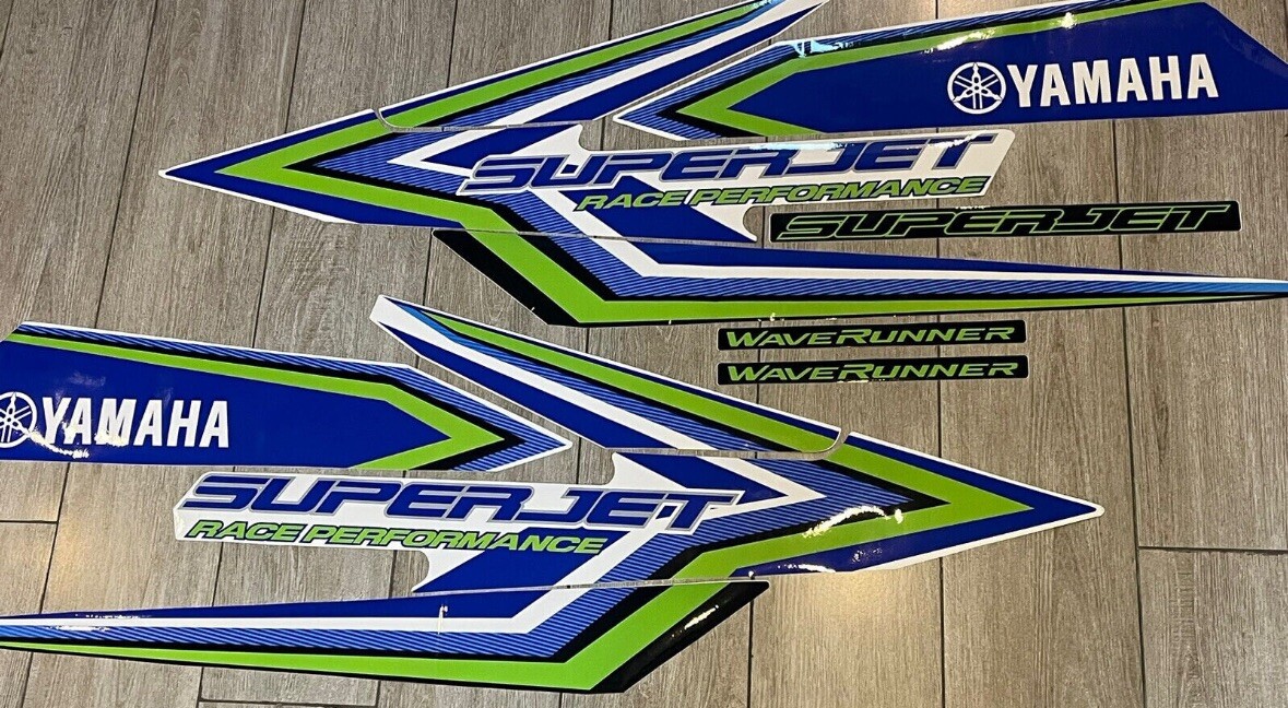 Yamaha SuperJet 2018 Full Graphics Decals Kit