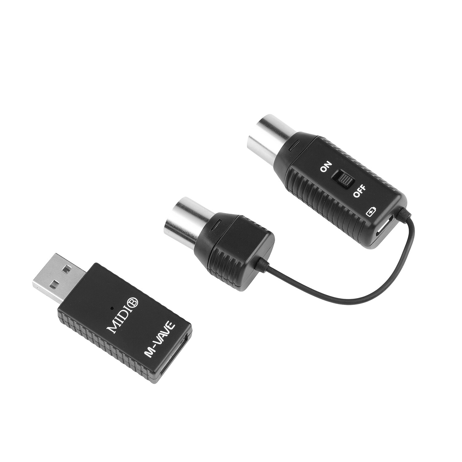M-VAVE Wireless MIDI Adapter USB MIDI Interface Bluetooth Adapter Plug and Play