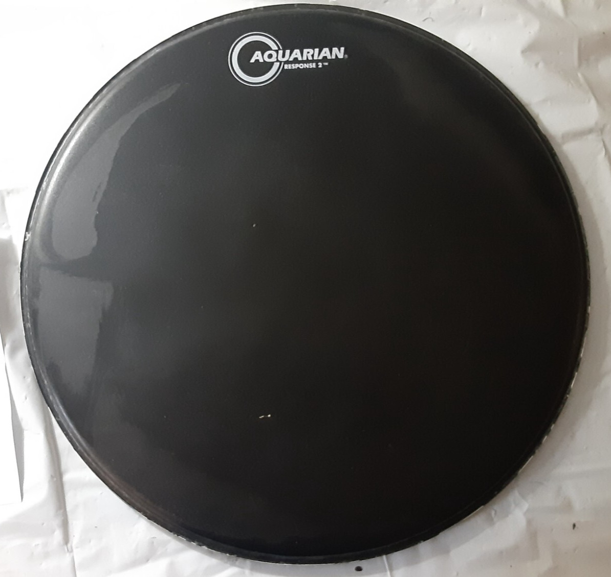 Aquarian 16" Response 2 Coated Black, used, stick marks, dusty