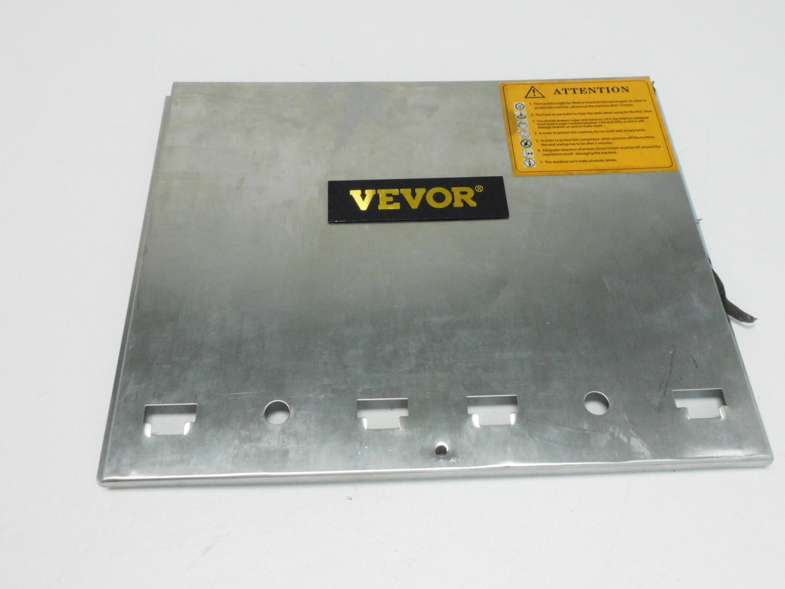 Vevor Slushie Machine 3L Front Panel SS Metal XRJ3LX2
