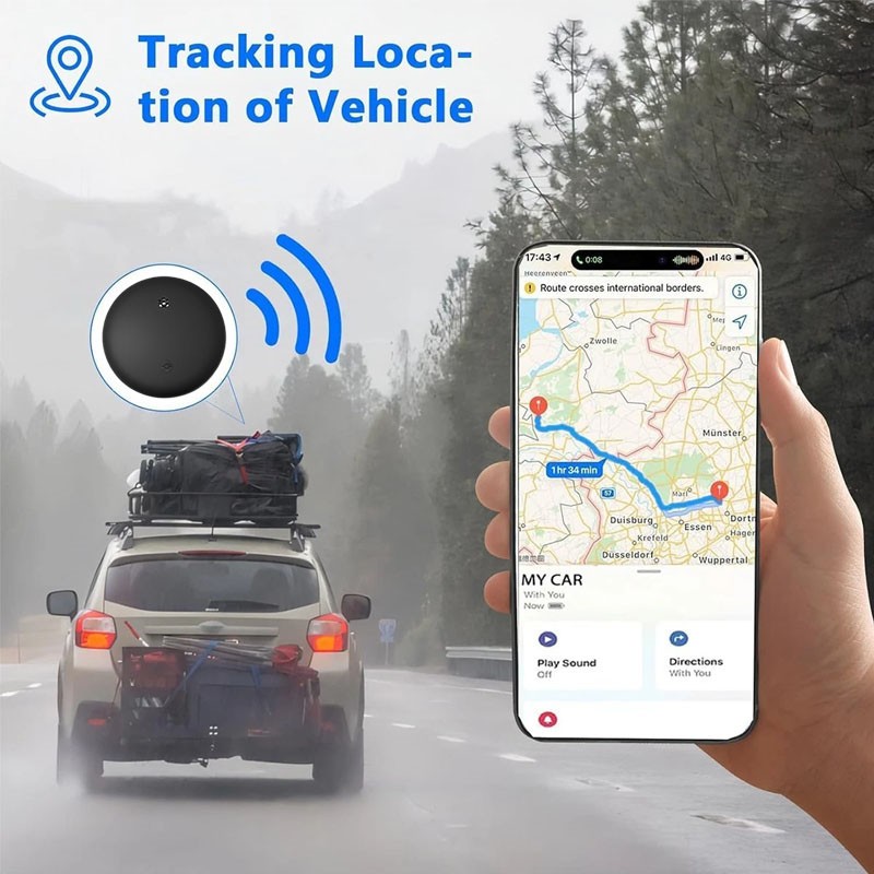 GPS Tracker for Vehicles Car Tracking Device Mini Hidden Support iPhone /Android