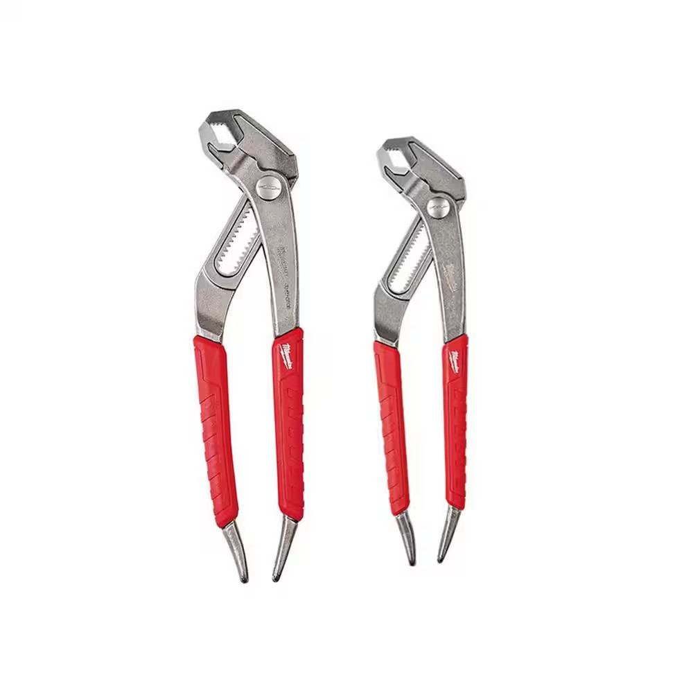 8 In./10 In. V-Jaw Pliers Set (2-Piece)
