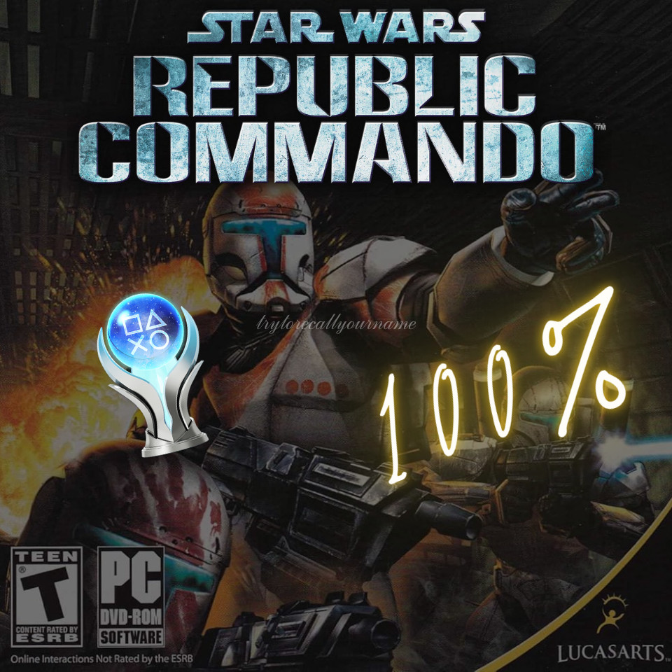 STAR WARS: REPUBLIC COMMANDO  PS4/PS5 Platinum Trophy Service FAST SAFE PRO