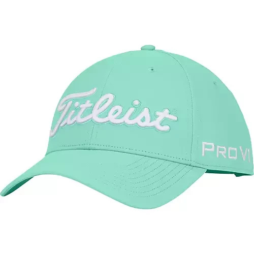 Titleist Tour Performance Pro V1 FJ Adjustable Golf Hat Sea Glass UPF 50+ OSFM