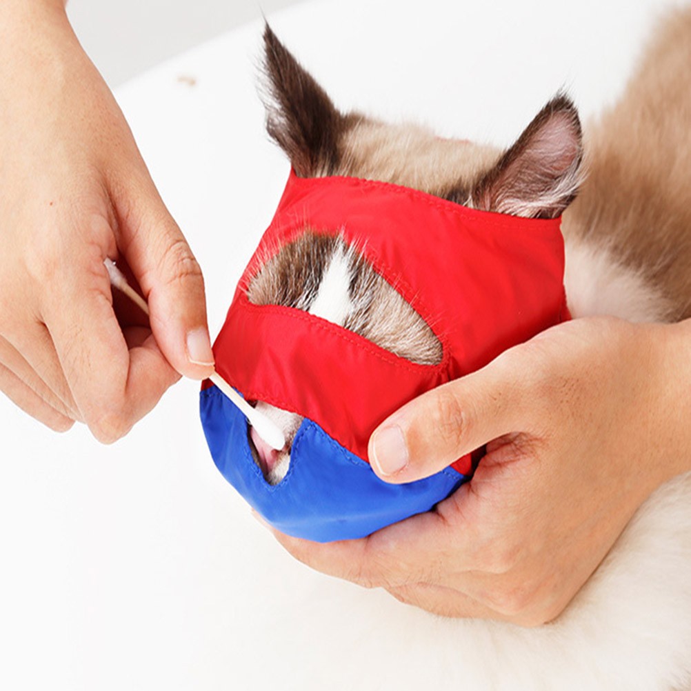 Cat Grooming Nail Trimming Muzzle Calming Products Anti Bite Muzzles