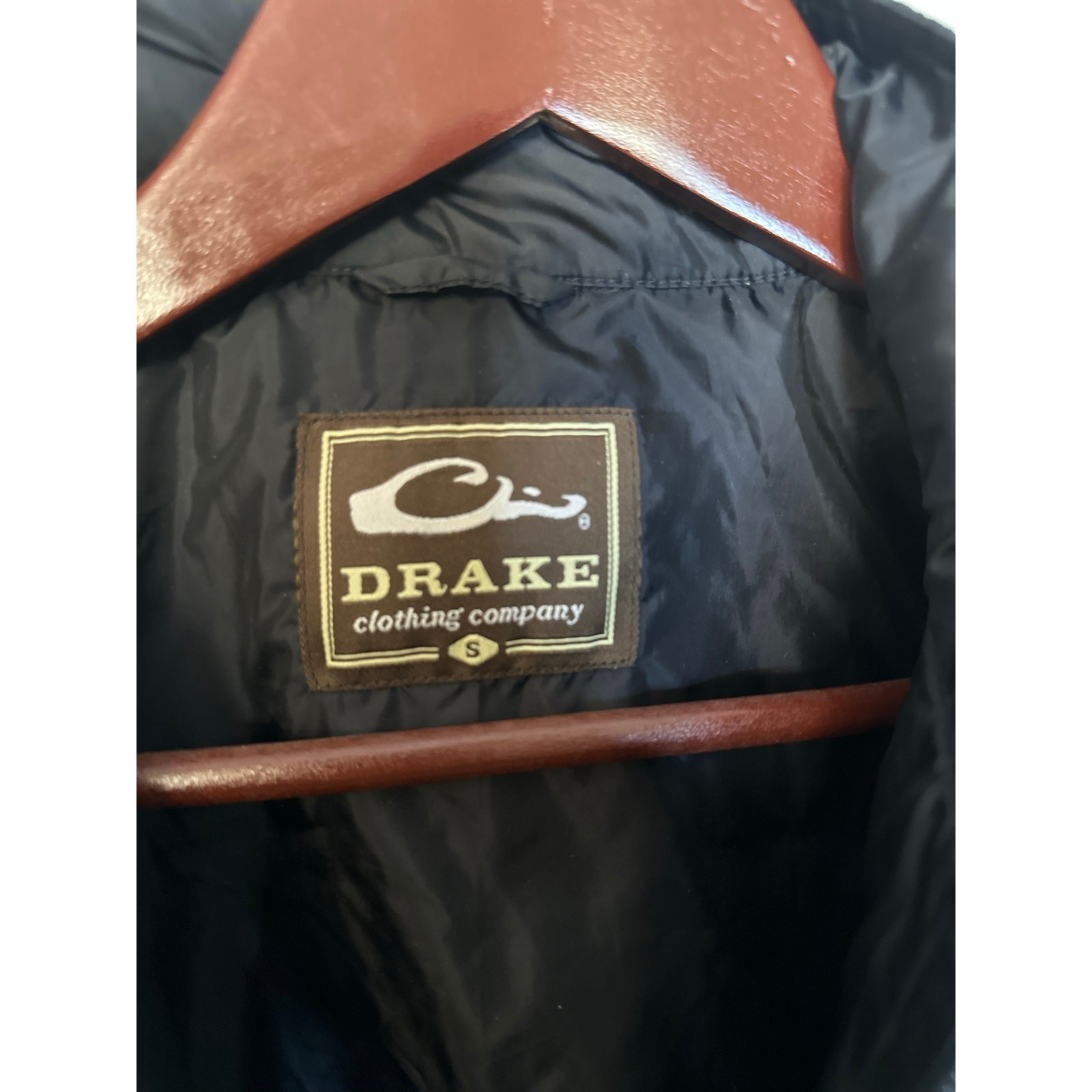 Drake Waterfowl Jacket -Two-Tone Double-Down Full Zip Black/Charcoal Small