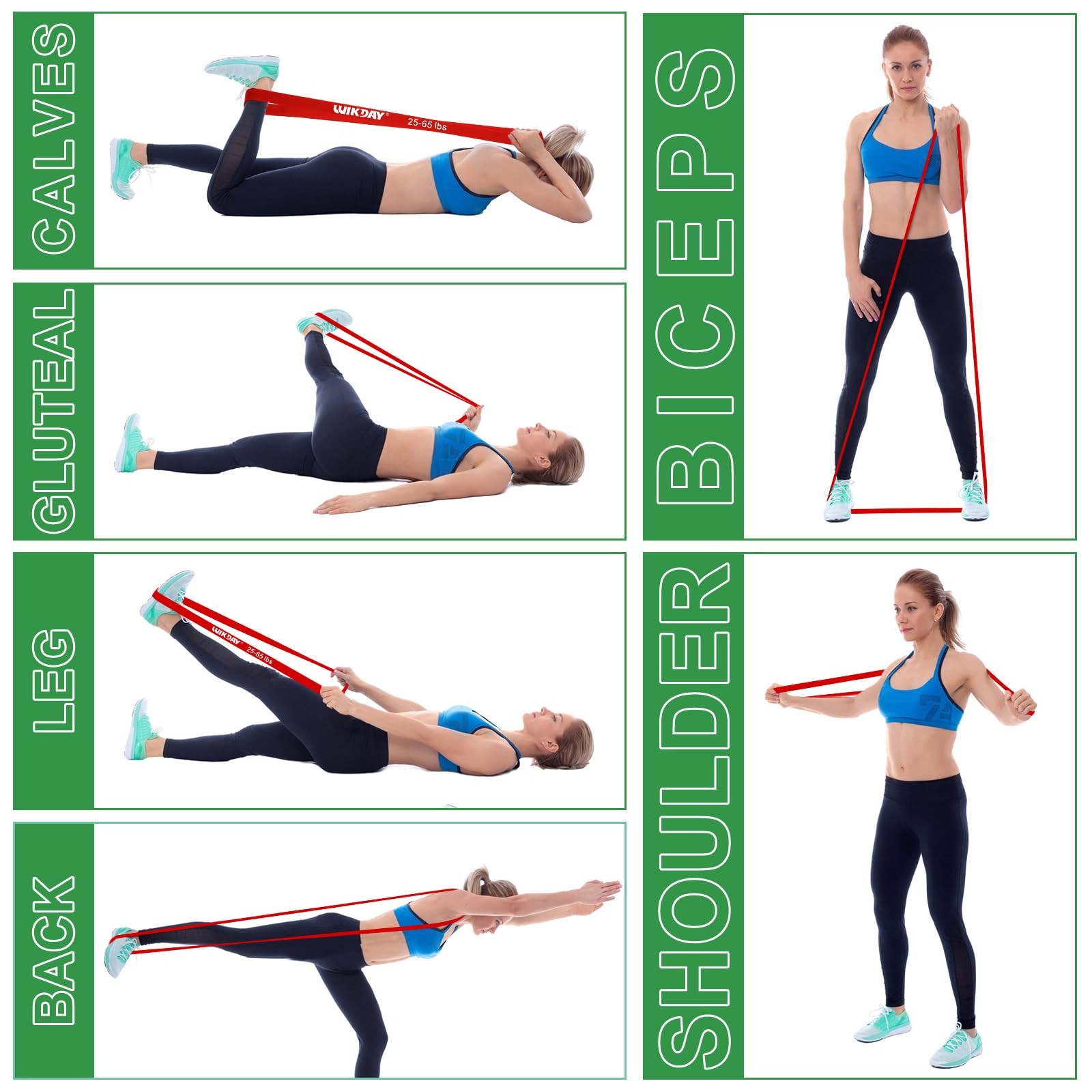 Resistance Bands, Pull Up Assistance Bands, Workout Bands, Heavy Exercise Ban...