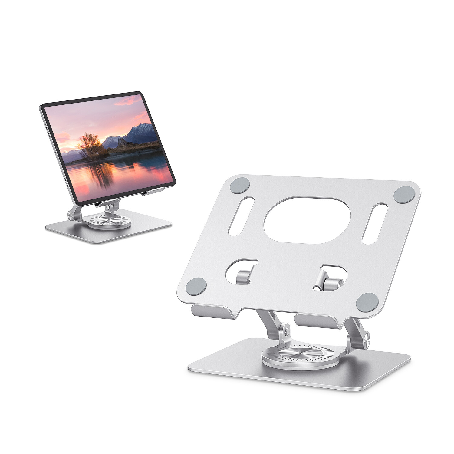 360° Swivel Rotation Cellphone Holder Tablet Desktop Stand Mount For iPhone iPad