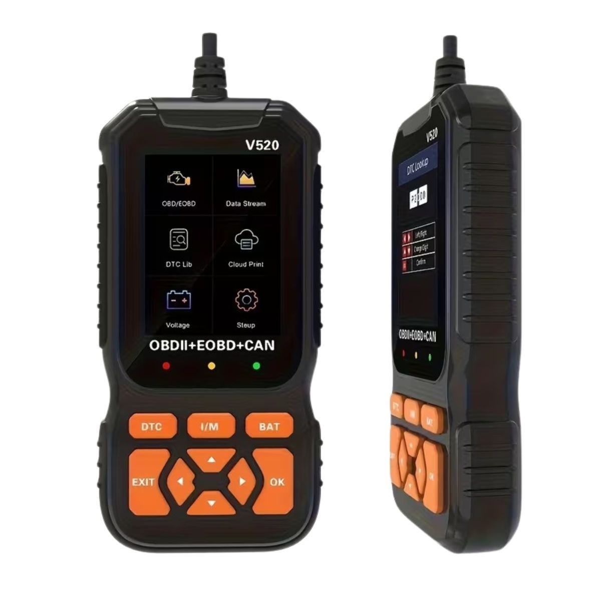 Professional V520 OBD2 Car Scanner, Check Engine, Read Erase Fault Code Tool
