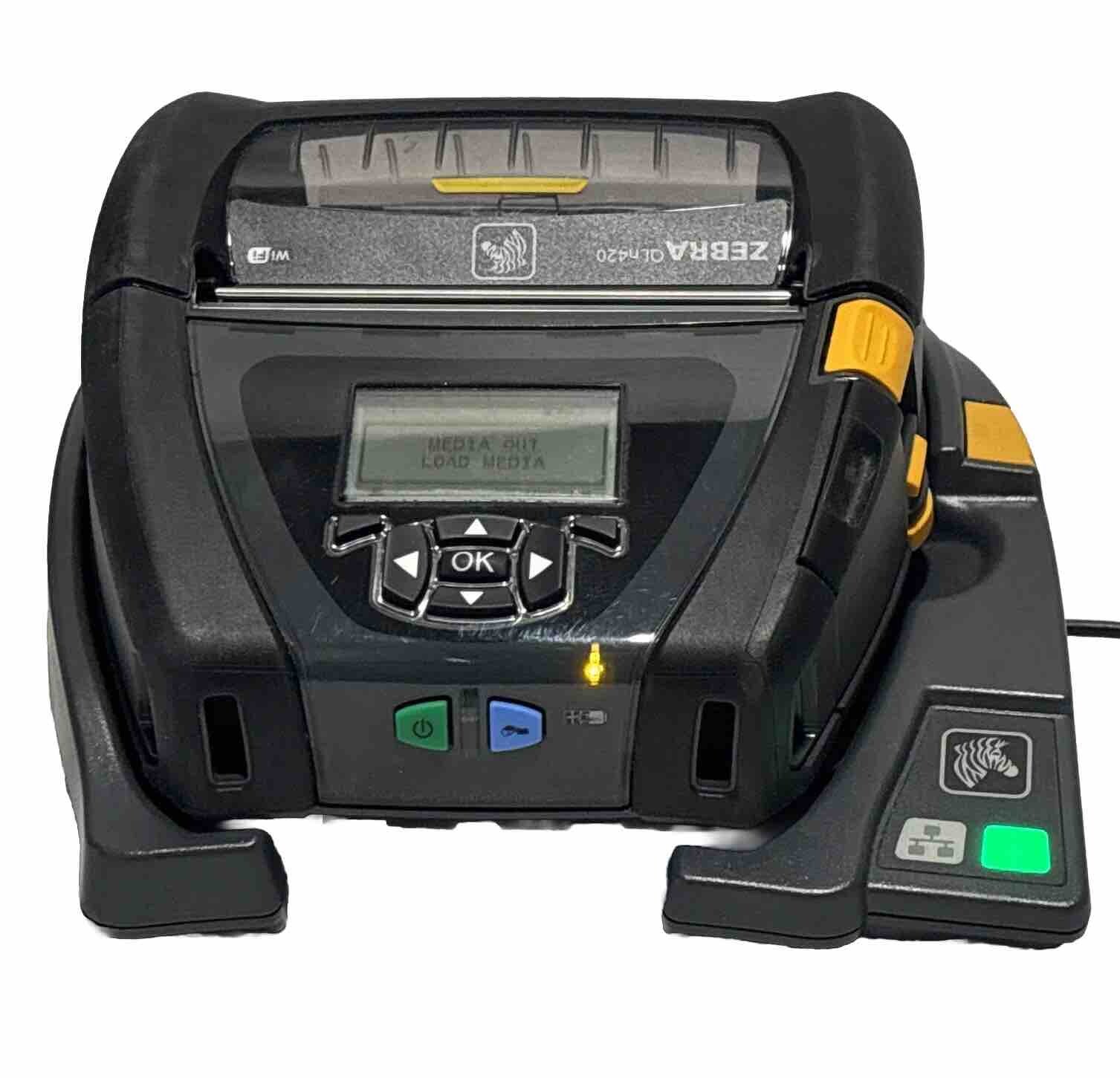 Zebra QLN420 Wi-Fi & Bluetooth Mobile Label Printer QLN420 EC Docking Cradle