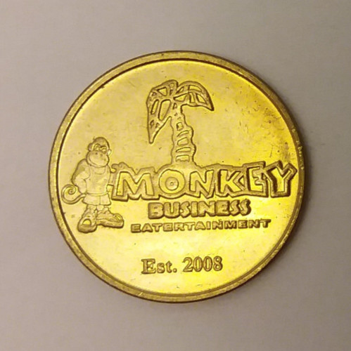 Monkey Business Tucson, AZ Arcade Game Token 24mm