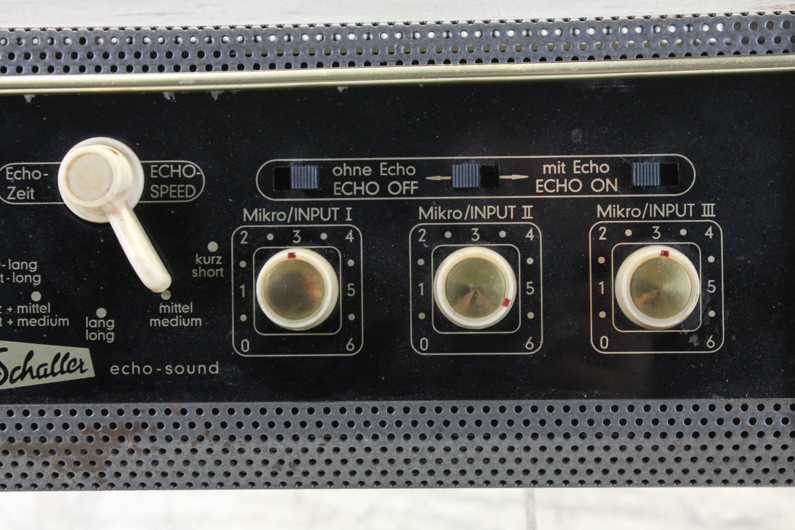 Schaller Vintage Echo-Sound delay unit