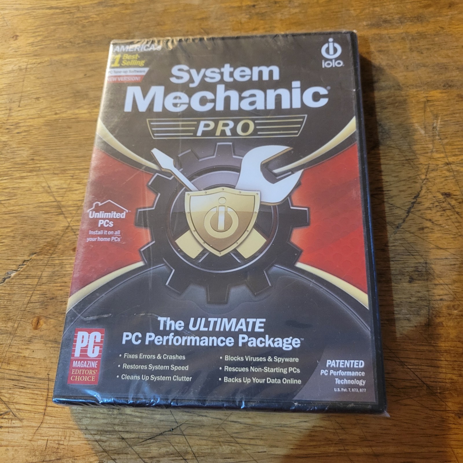 iolo System Mechanic Pro PC Tune Up Software 2011 Windows 7, 8, Vista XP New