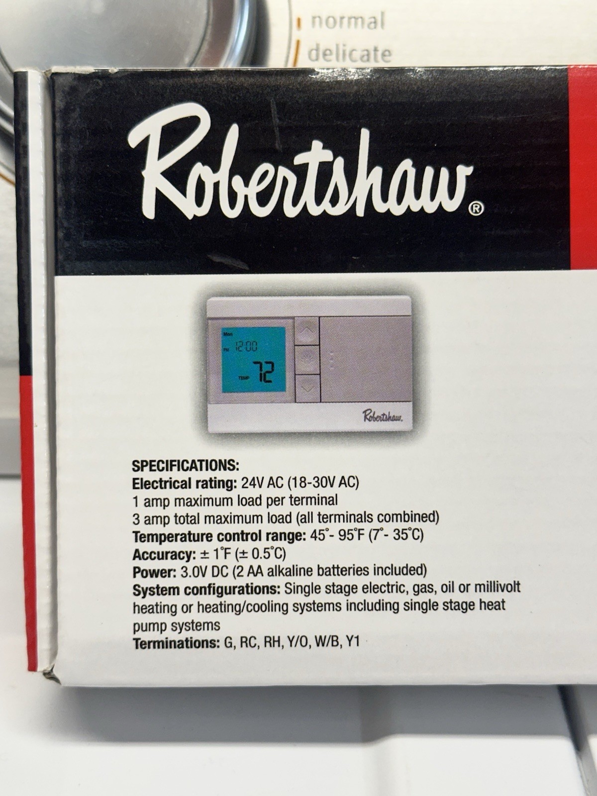 Robertshaw RS3110 Digital Programmable Thermostat New Open Box