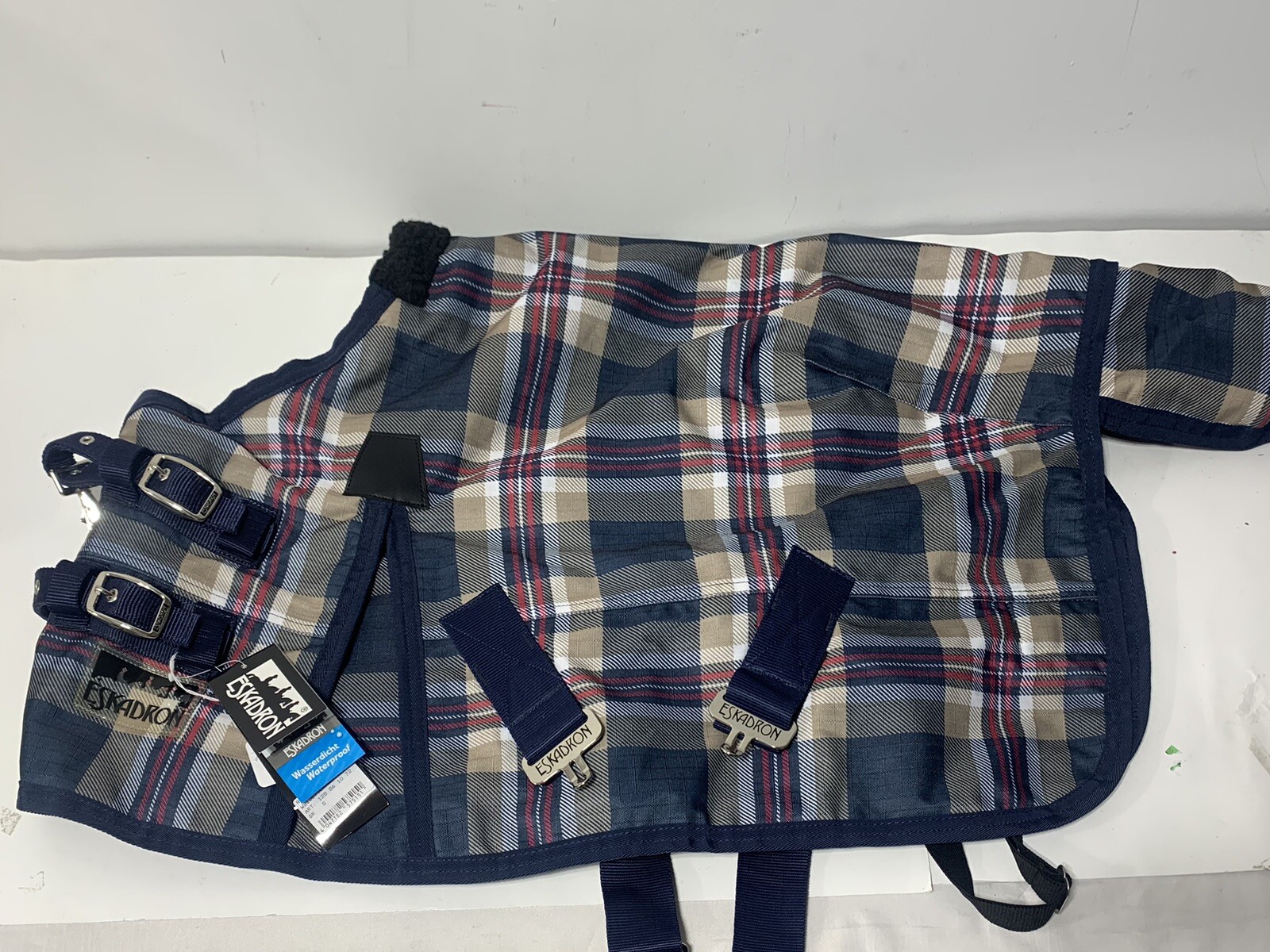 NEW ESKADRON Plaid Ripstop Cotton Weide Waterproof Turnout Rug Ripstop Horse Rug