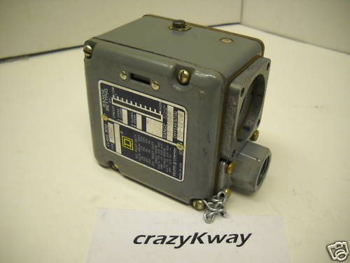 SQUARE D  9012ACW-6 PRESSURE SWITCH NOS CONDITION