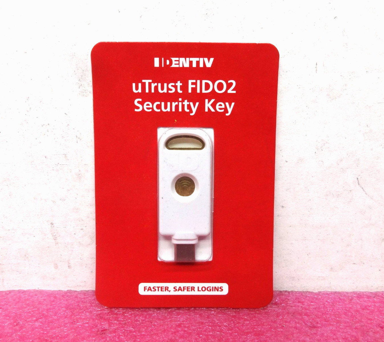 IDENTIV UTRUST FIDO2 NFC SECURITY KEY USB-C P/N:905602 FIDO/FIDO2/U2F/WebAuth T9