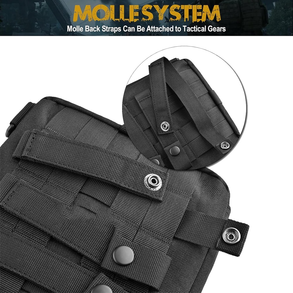 Tactical Molle Pouch First Aid Pouch EDC Utility Tools Bag Attachment Organizer