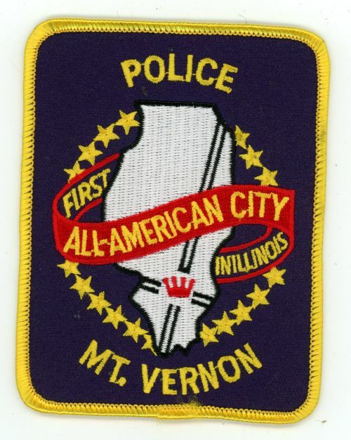 ILLINOIS IL MOUNT MT VERNON POLICE NICE SHOULDER PATCH SHERIFF