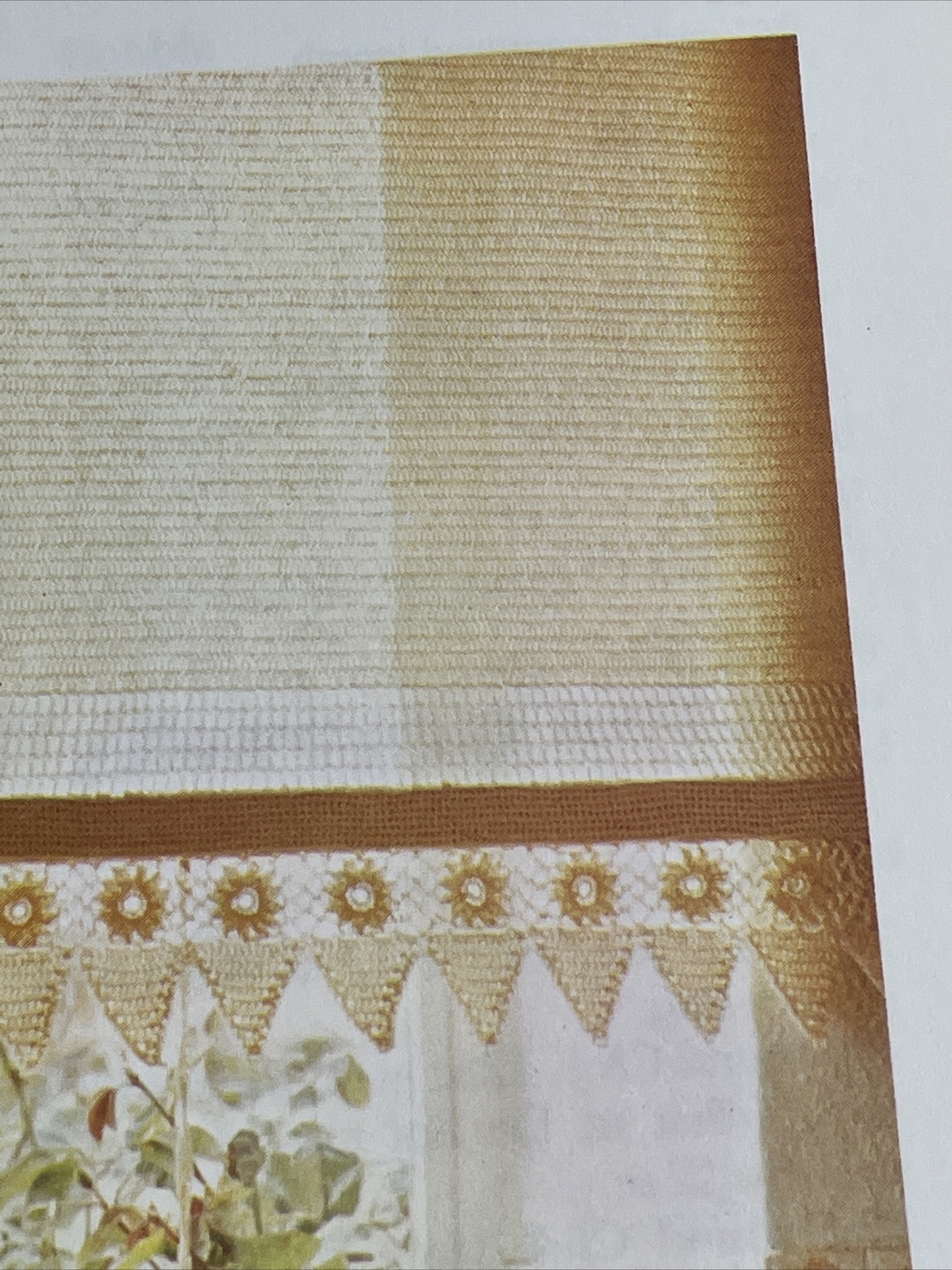 Marshall Cavendish Sunny Day Shade Window Curtin Crochet Pattern