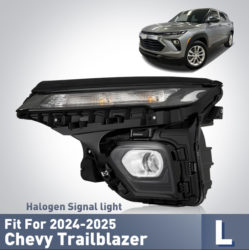 LED Headlight For 2024-2025 Chevy Trailblazer LS W/Halogen Signal Projector Left